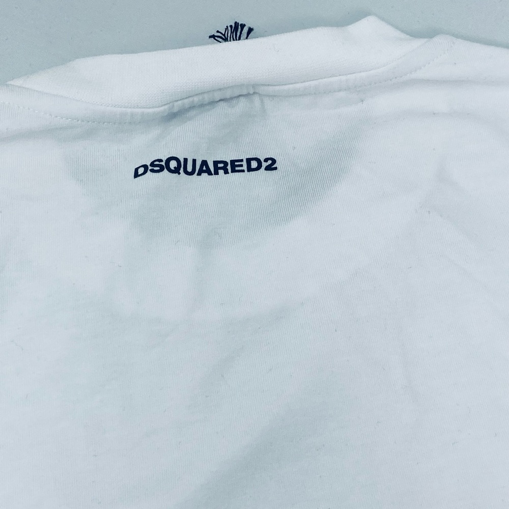 DSQUARED2**White T-Shirt**Med. $385